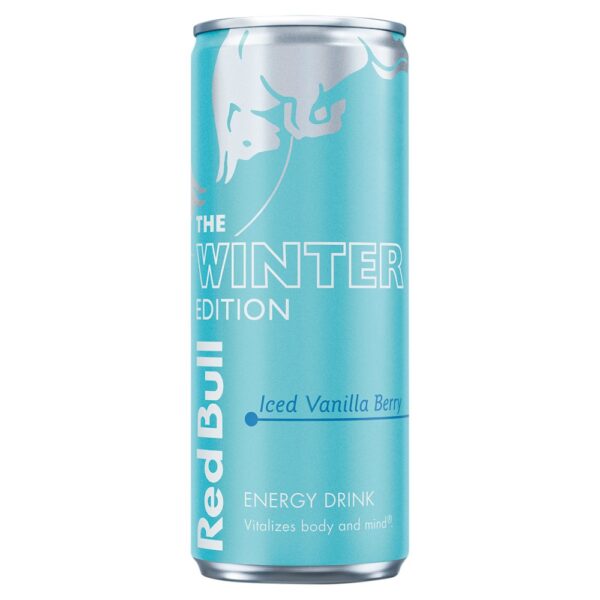 Red Bull Energy Drink Winter Edition Iced Vanilla Berry PM £1.55 250ml