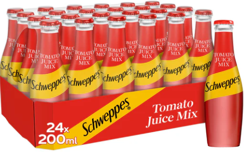 Schweppes Tomato Juice 200ml Bottle