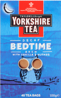 Taylors of Harrogate Yorkshire Tea Decaf Bedtime Brew 40 Tea Bags 100g