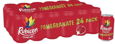 Rubicon Sparkling Pomegranate Juice Drink 330ml