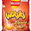 Walkers Wotsits Crisps Flamin’ Hot Baked Sharing Snacks 150G