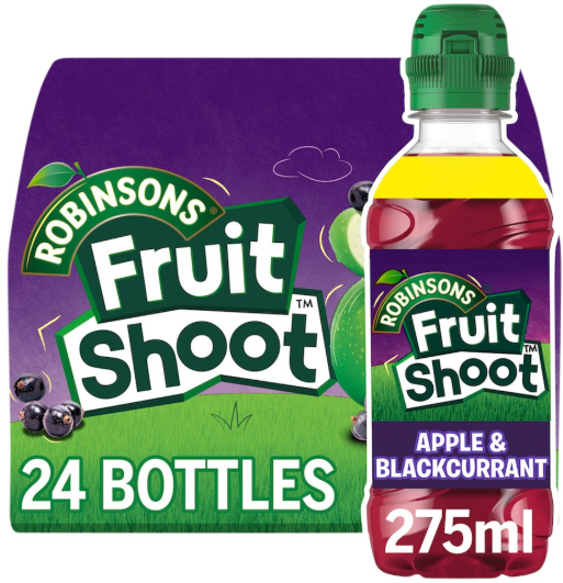 Robinsons Fruit Shoot Apple & Blackcurrant Juice Drink PMP 275ml