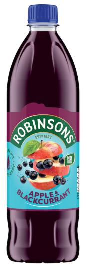Robinsons Apple & Blackcurrant No Added Sugar Squash 1L