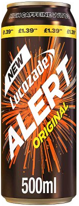 Lucozade Alert Original Energy Drink 500ml £1.39 PMP