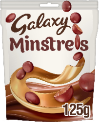 Galaxy Minstrels Milk Chocolate Buttons Pouch Bag 125g