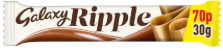 Galaxy Ripple Milk Chocolate Snack Bar £0.70 PMP 30g