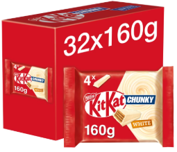 Kit Kat Chunky White Chocolate Bar 4 Pack