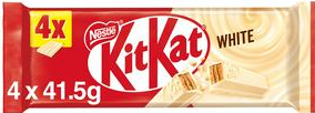 Kit Kat 4 Finger White Chocolate Bar MultiPack 4x41.5g
