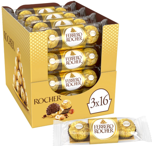 Ferrero Rocher Chocolate Pralines Treat Pack 3 Pieces (37.5g)