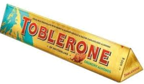 Toblerone Crunchy Almonds Chocolate Bar 360g
