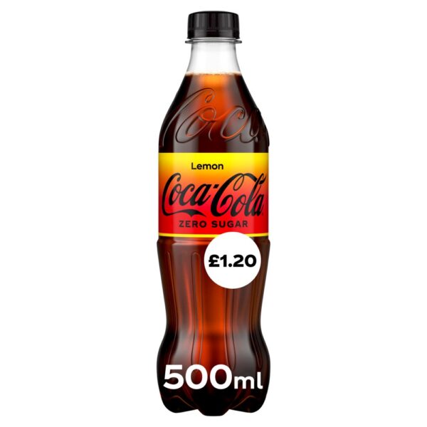 Coca-Cola Zero Sugar Lemon 500ml PM £1.20