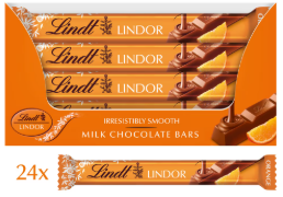 Lindt Lindor Orange Milk Chocolate Treat Bar 38g