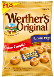 Werther's Original Sugar Free Butter Candies Pm £1.25 65g