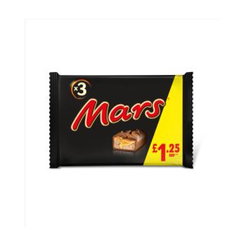 Mars Caramel, Nougat & Milk Chocolate Snack Bars Multipack £1.25 PMP 3x39.4g
