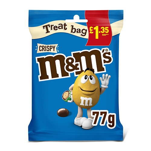 M&M's Crispy Milk Chocolate Bites Treat Bag £1.35 PMP 77g