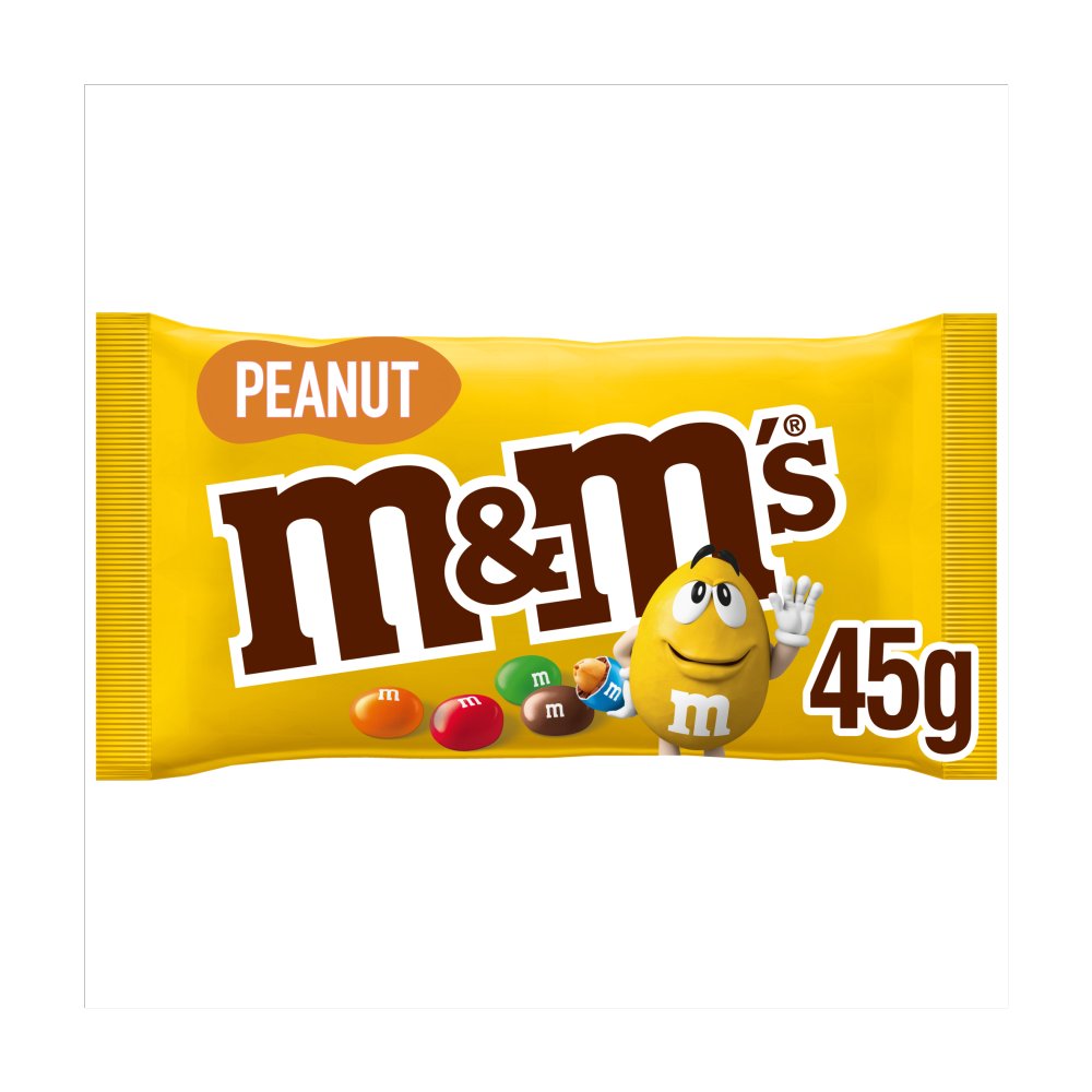 M&M's Crunchy Peanut & Milk Chocolate Bar 45g