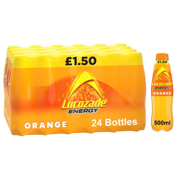 Lucozade Energy Drink Orange PMP £1.50 500ml