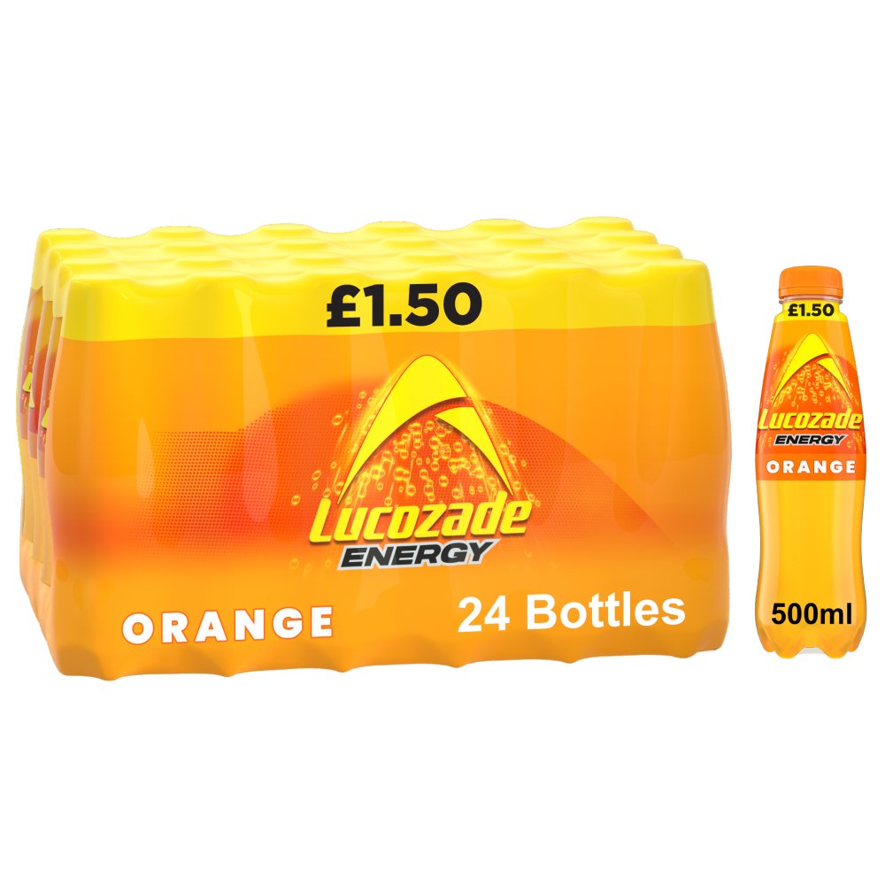 Lucozade Energy Drink Orange PMP £1.50 500ml