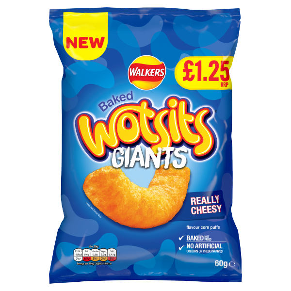 Wotsits Giants Cheese PM £1.25 60g