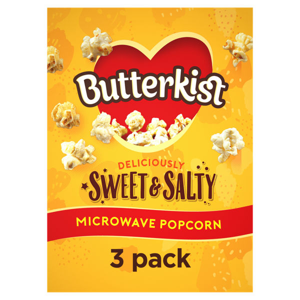 Butterkist Sweet & Salty Microwave Popcorn 3 x 60g