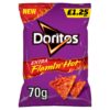 Doritos Extra Flamin' Hot Sharing Bag Crisps 70g PMP