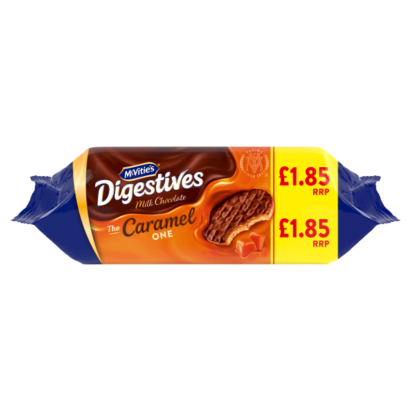 McVities Digestives Caramel 250g PM £1.85