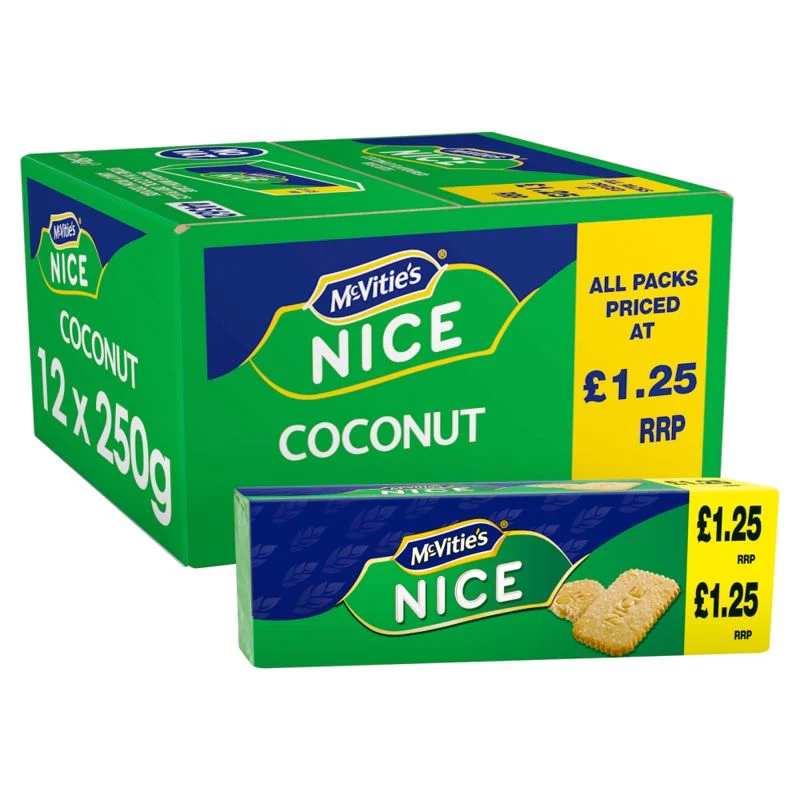 Mcvitie's Nice PMP £1.25 250g