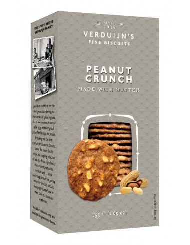 Verdijn's Peanut Crunch Made With butter 75g