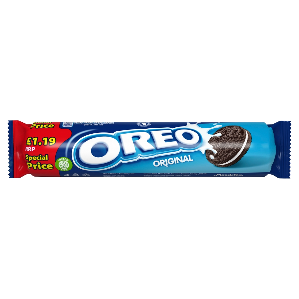 Oreo Original Sandwich Biscuits 154g Pack £1.19 PMP