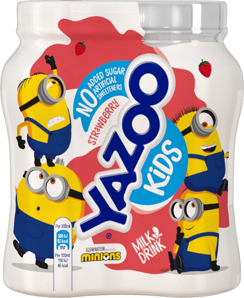 Yazoo Kids No Added Sugar Strawberry Milk Drink 200ml