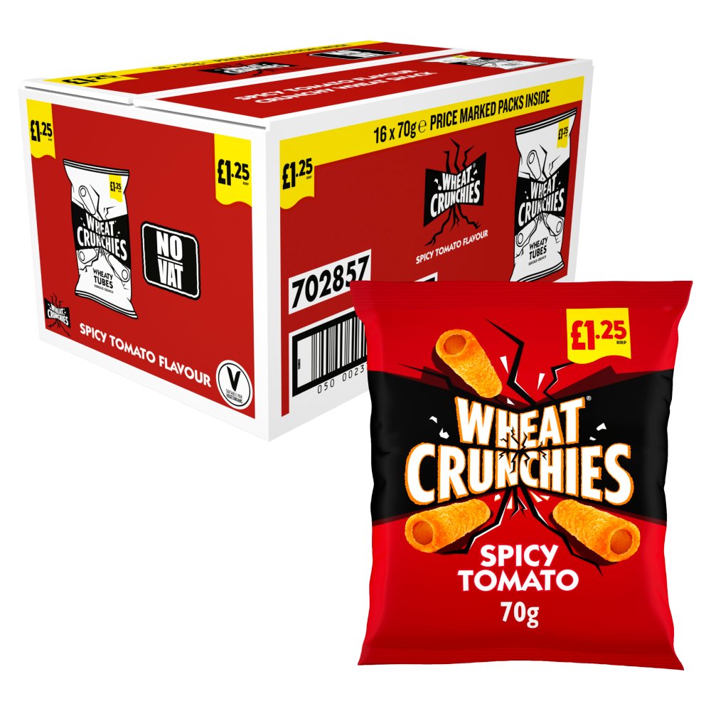 Wheat Crunchies Spicy Tomato PM £1.25 70g