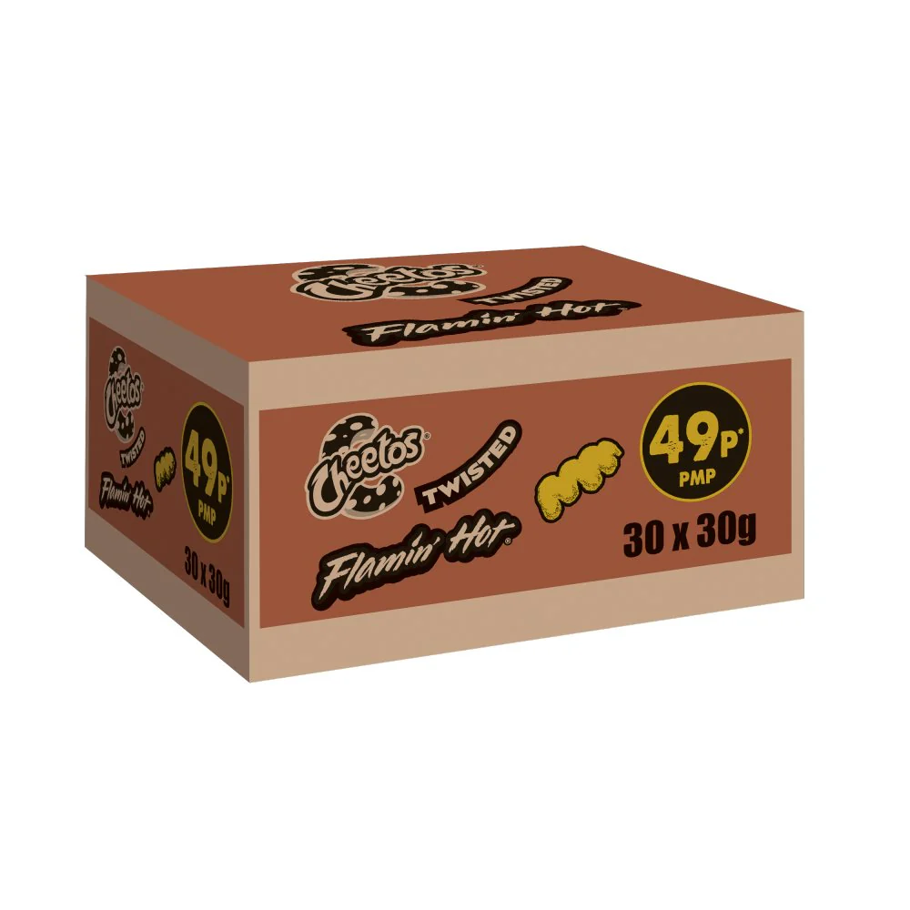 Cheetos Twisted Sweet & Spicy Snacks Crisps 49p RRP PMP 30g