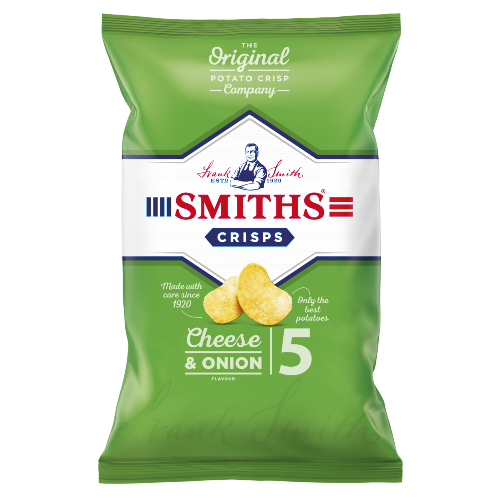 Smiths Cheese & Onion Multipack Crisps 5x25g