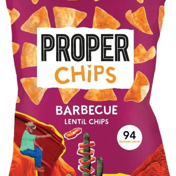 Proper Chips Barbecue Lentil Chips 85g