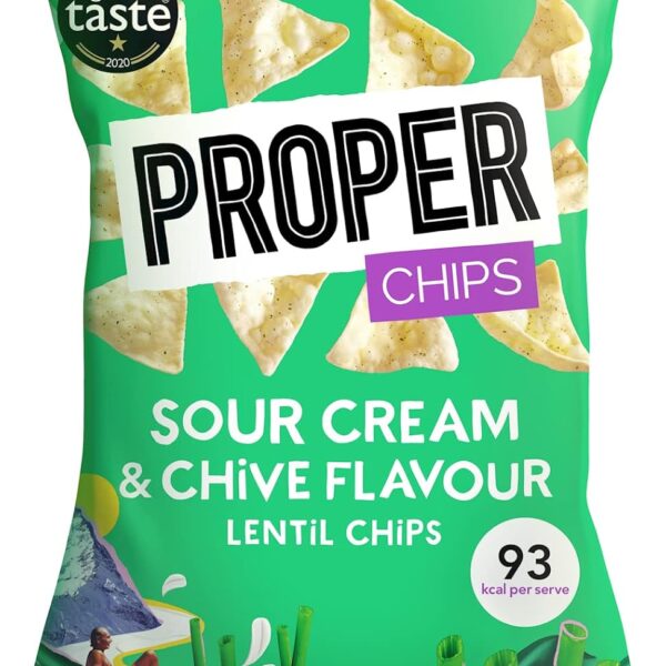 Proper Chips Sour Cream And Chive 85g