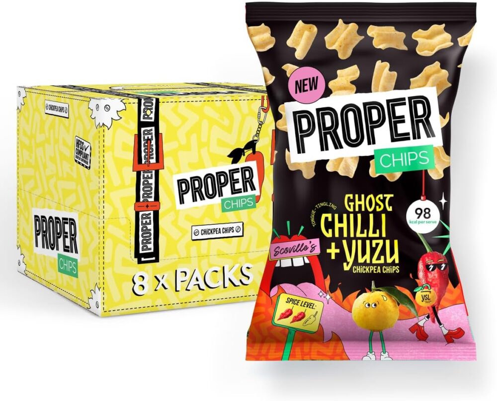 Proper Ghost Chilli + Yuzu Chickpea Chips 85g