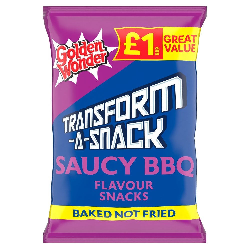 Golden Wonder Tas Saucy Bbq PMP £1 56G