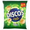 Discos Cheese & Onion Crisps £1.25 PMP 70g
