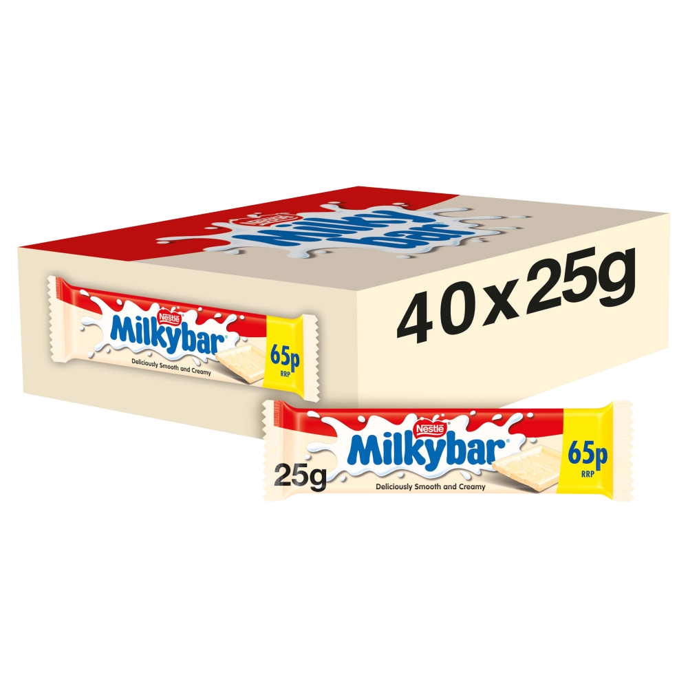Milkybar White Chocolate Bar PM 65p 25g