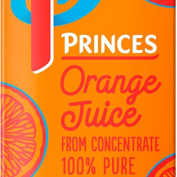 Princes Orange Juice, 27 x 200ml
