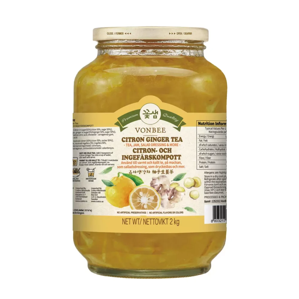 Vonbee Citron & Ginger Tea, 2kg