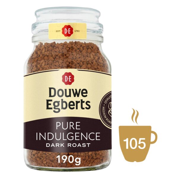 Douwe Egberts Pure Indulgence Dark Roast Instant Coffee 190g