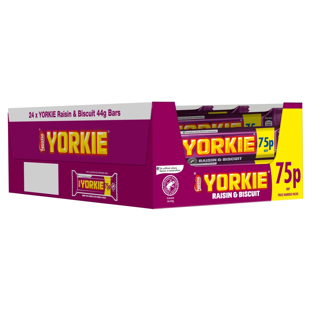 Yorkie Raisin & Biscuit Pm 75p 44g