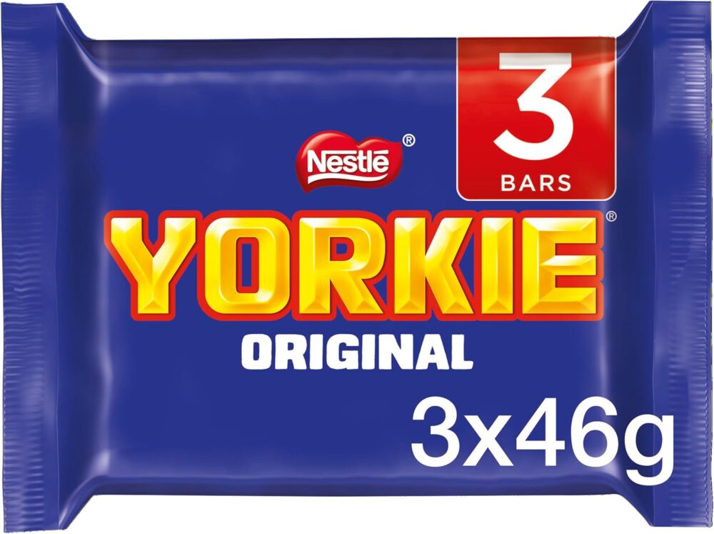 Yorkie Milk Chocolate Bar Multipack 46g 3 Pack