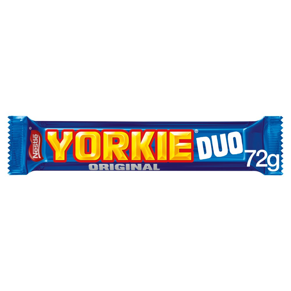 Yorkie Milk Chocolate Duo Bar 72g