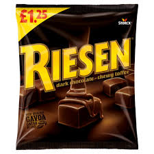 Riesen Dark Chocolate - Chewy Toffee Pm £1.25 110g