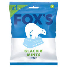 Foxs Glacier Mints PM £1.00 100g