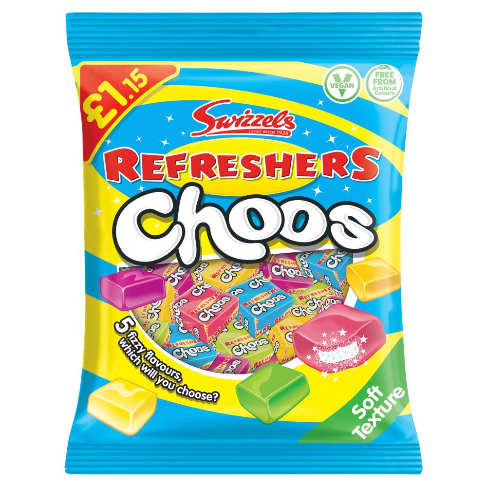 Swizzels Refreshers Choos Pm £1.15 115g