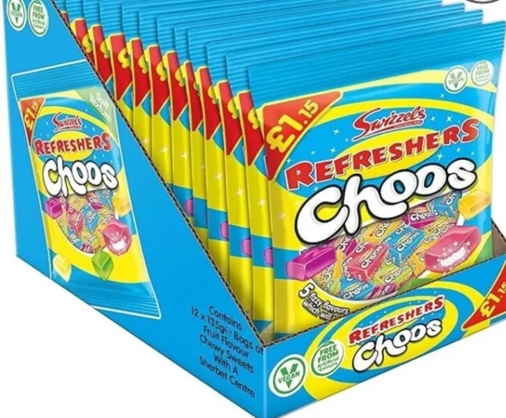 Swizzels Refreshers Choos Pm £1.15 115g