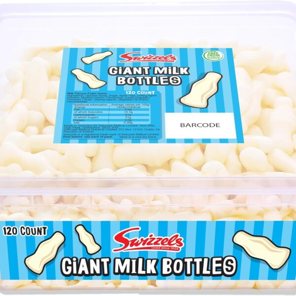 Swizzels Milk Bottles Tub 120'pcs